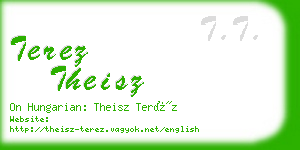 terez theisz business card
